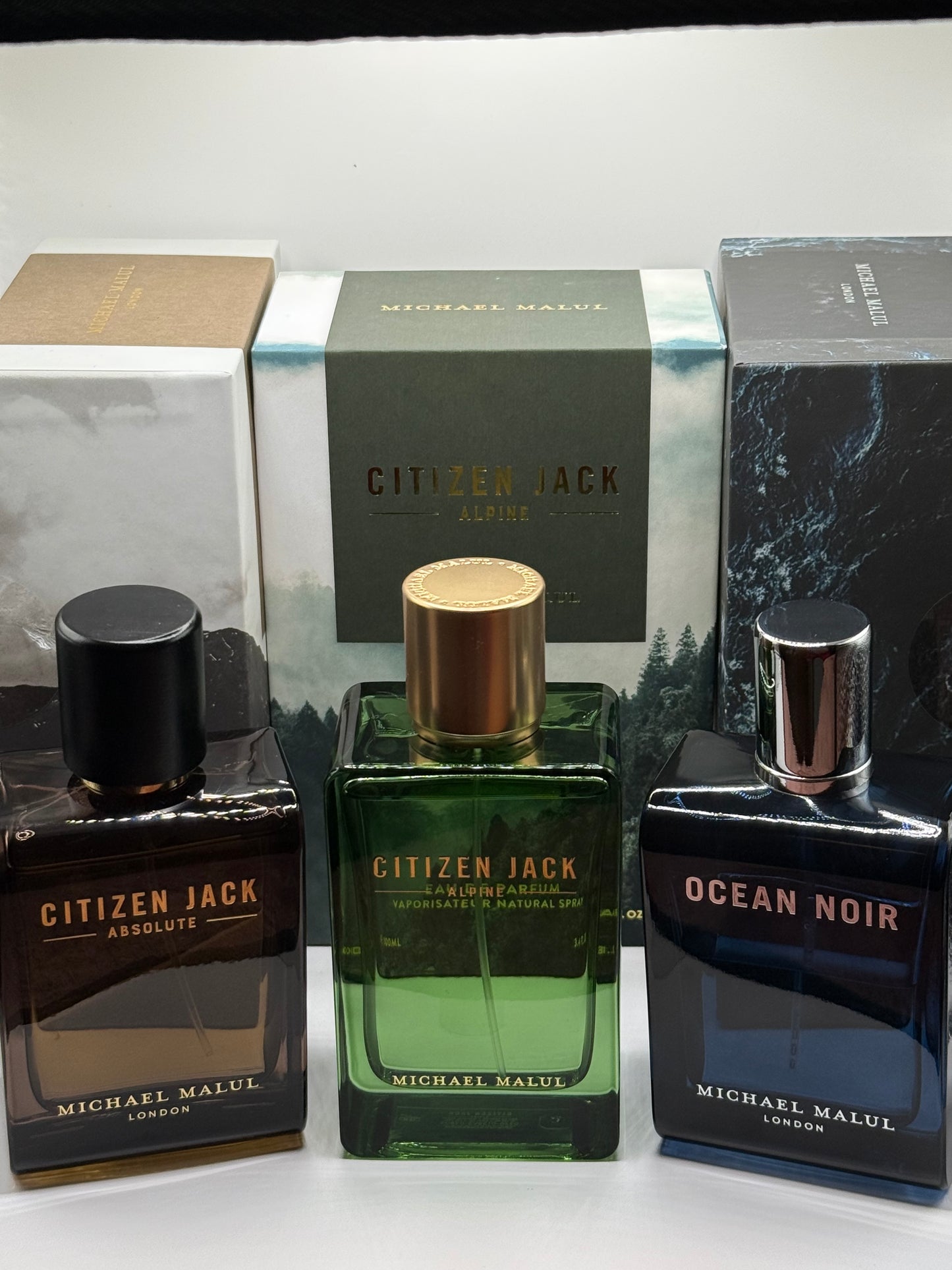 MICHAEL MALUL DISCOVERY BUNDLE 2ML Samples (SOLAR BLAZE, OCEAN NOIR, CJ ALPINE , CJ ABSOLUTE)