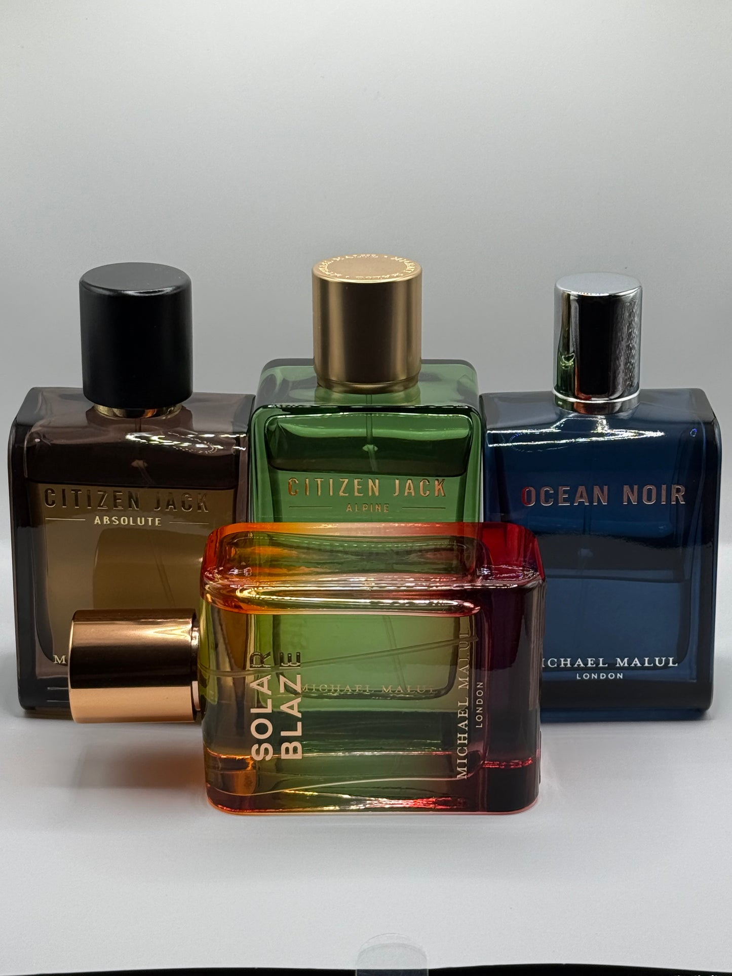 MICHAEL MALUL DISCOVERY BUNDLE 2ML Samples (SOLAR BLAZE, OCEAN NOIR, CJ ALPINE , CJ ABSOLUTE)